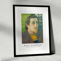 Paul gauguin - Self-Portrait Dedicated to Carrière 1888