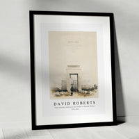 David Roberts - Great gateway leading to the Temple of Karnak Thebes-1796-1864