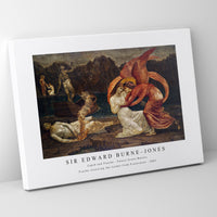 Sir Edward Burne Jones - Cupid and Psyche - Palace Green Murals - Psyche receiving the Casket from Proserpine (1881)