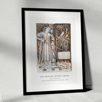 Sir Edward Burne Jones - Pyramus and Thisbe - Pyramus Draws His Sword to Slay Himself (1866)