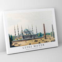 Luigi Mayer - Mosque of Sultan Achmet from  (1810)