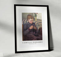 
              Camille Pissarro - Woman Mending 1895
            