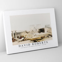 David Roberts - Grand approach to the Temple of Philae Nubia-1796-1864