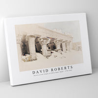 David Roberts - Portico of the Temple of Edfou Upper Egypt-1796-1864