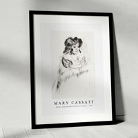 Mary Cassatt - Margot, Resting Arms on Back of Armchair 1903