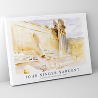 John Singer Sargent - Temple of Bacchus, Baalbek (1906)