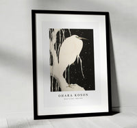 
              Ohara Koson - Heron in snow (ca. 1925–1936)
            