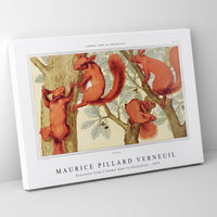 Maurice Pillard Verneuil - Écureuils from L'animal dans la décoration (1897)
