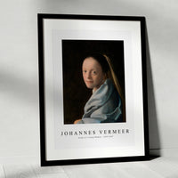 Johannes Vermeer - Study of a Young Woman  1665-1667