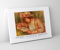 
              Pierre Auguste Renoir - Andrée in a Hat, Reading (Andrée en chapeau, lisant) 1918
            