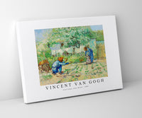 
              Vincent Van Gogh - First Steps, after Millet 1890
            