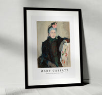 
              Mary Cassatt - Portrait of an Elderly Lady 1887
            