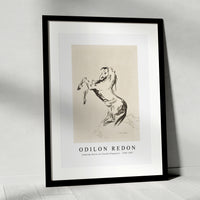 Odilon Redon - Jumping Horse on Clouds (Pegasus) 1903-1907