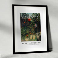 Henri Rousseau - Monkeys and Parrot in the Virgin Forest (Singes et perroquet dans la forêt vierge)1905-1906