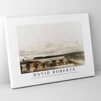 David Roberts - Libyan chain of mountains from the Temple of Luxor-1796-1864