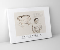 
              Paul Gauguin - Two Tahitian Women and a Marquesan Earplug 1891-1893
            