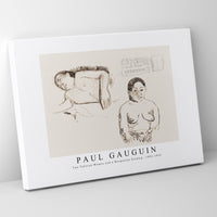 Paul Gauguin - Two Tahitian Women and a Marquesan Earplug 1891-1893