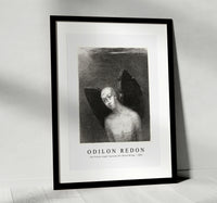 
              Odilon Redon - The Fallen Angel Spreads His Black Wings 1886
            