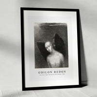 Odilon Redon - The Fallen Angel Spreads His Black Wings 1886