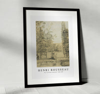 
              Henri Rousseau - River and Park Landscape 1885-1890
            