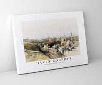 
              David Roberts - Looking west in Cairo-1796-1864
            