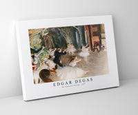 
              Edgar Degas - The Rehearsal Onstage 1874
            