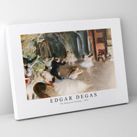 Edgar Degas - The Rehearsal Onstage 1874