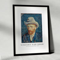 Vincent Van Gogh - Self-Portrait with Grey Felt Hat 1887