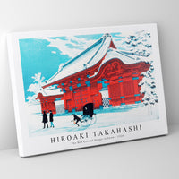 Hiroaki Takahashi - The Red Gate of Hongo in Snow (1926)