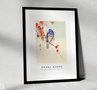 
              Ohara Koson - Two pigeons on autumn branch (1900 - 1936) by Ohara Koson (1877-1945)
            