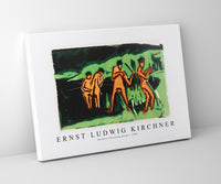 
              Ernst Ludwig Kirchner - Bathers Throwing Reeds 1909
            