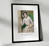 
              Jacques Emile Blanche - Emile Blanche's Portrait of Madeleine Pissard (1921)
            