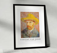 
              Vincent Van Gogh - Self-portrait with a Straw Hat 1887
            