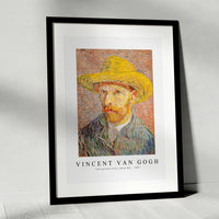 Vincent Van Gogh - Self-portrait with a Straw Hat 1887