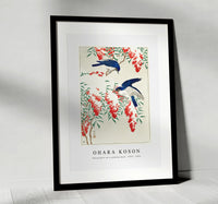 
              Ohara Koson - Flycatchers on a nandina bush (1925 - 1936) by Ohara Koson (1877-1945)
            