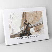 winslow homer - Yachting Girl-1880