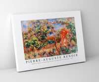 
              Pierre Auguste Renoir - Woman in Red in a Landscape (Femme en rouge dans un paysage) 1917
            