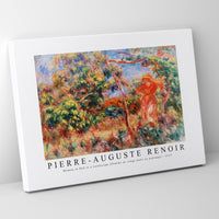 Pierre Auguste Renoir - Woman in Red in a Landscape (Femme en rouge dans un paysage) 1917