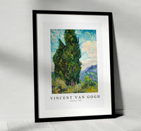 
              Vincent Van Gogh - Cypresses 1889
            