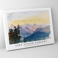 John Singer Sargent - View from Mount Pilatus (1870)