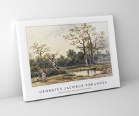 
              Georgius Jacobus Johannes - Landschap met twee sprokkelaarsters by
            