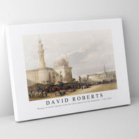 David Roberts - Mosque of Sultan Hassan from the Great Square of the Rumeyleh-1796-1864