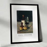 Paul Cezanne - Still Life with Bottle, Glass, and Lemons 1867-1869