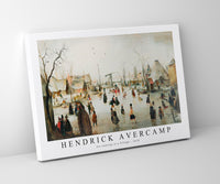 
              Hendrick Avercamp - Ice-skating in a Village 1610
            