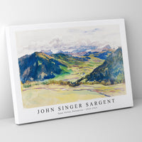 John Singer Sargent - Open Valley, Dolomites (ca. 1913–1914)