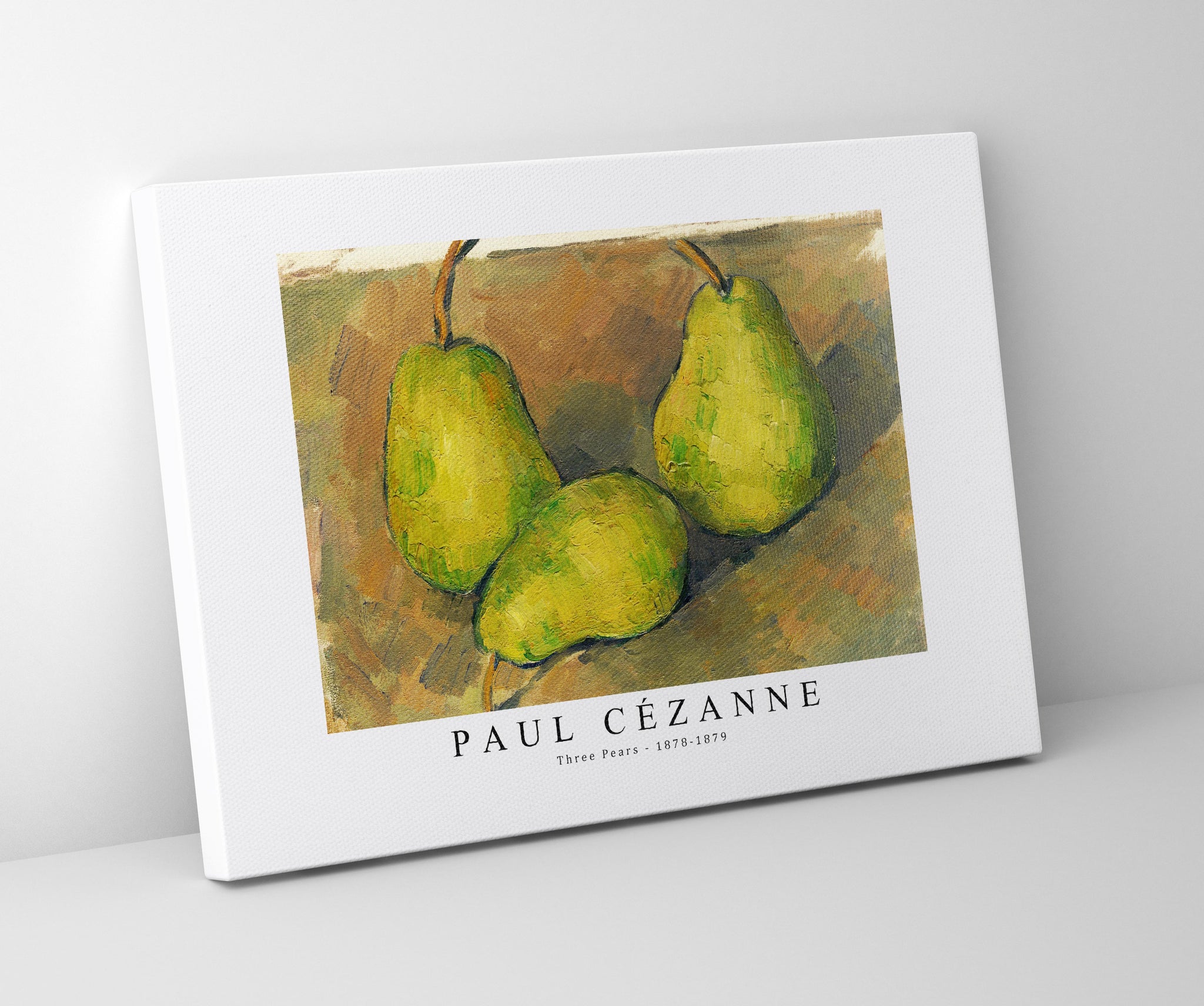 Paul Cezanne - Three Pears 1878-1879| MPCANVAS