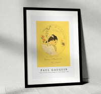 
              Paul gauguin - Projet d’assiette (Leda) (Design for a Plate [Leda]), frontispiece from the Volpini Suite (1889)
            