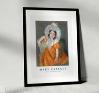 
              Mary Cassatt - Margot in Orange Dress 1902
            