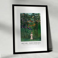Henri Rousseau - Woman Walking in an Exotic Forest (Femme se promenant dans une forêt exotique) 1905