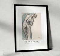 
              Edgar Degas - Naked woman. Bather Drying Herself 1883-1884
            